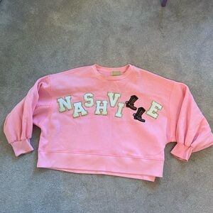 Judith March Pink Nashville Sweatshirt